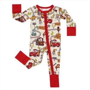 Little Sleepies Retired Radiator Springs Zippy - Red and Cream - 0-3 Months